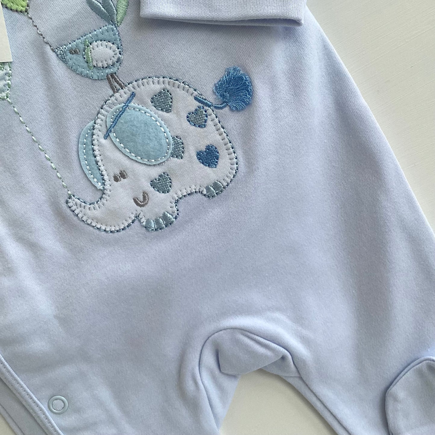 MASON- Dandelion designer white knitted jacket and onesie gift box