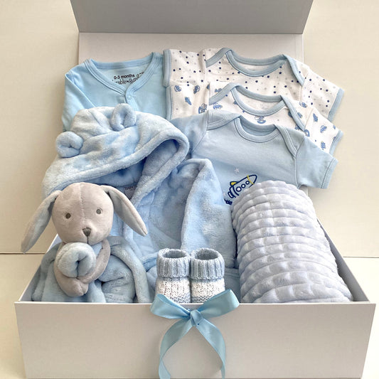 RUFUS- Rabbit comforter and bed time gift box