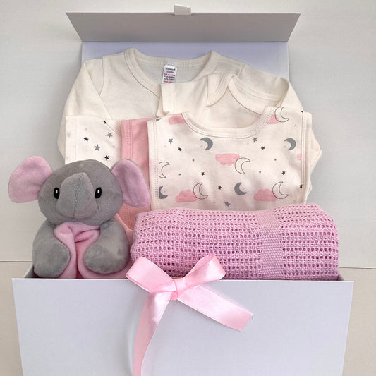 NELLY - Elephant comforter and essentials gift box