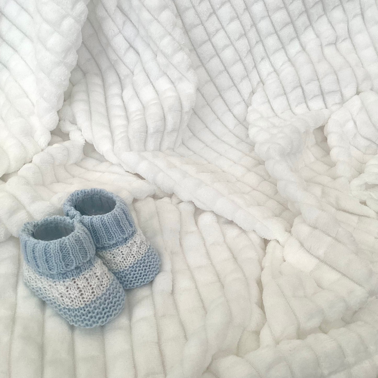 NOAH- Large Dandelion luxury blue pram suit and onesie gift box