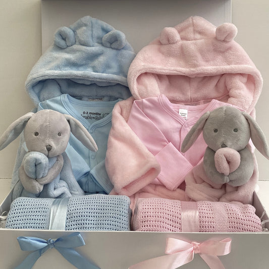 MAX and MAISIE - Cosy bath and bedtime gift box for two