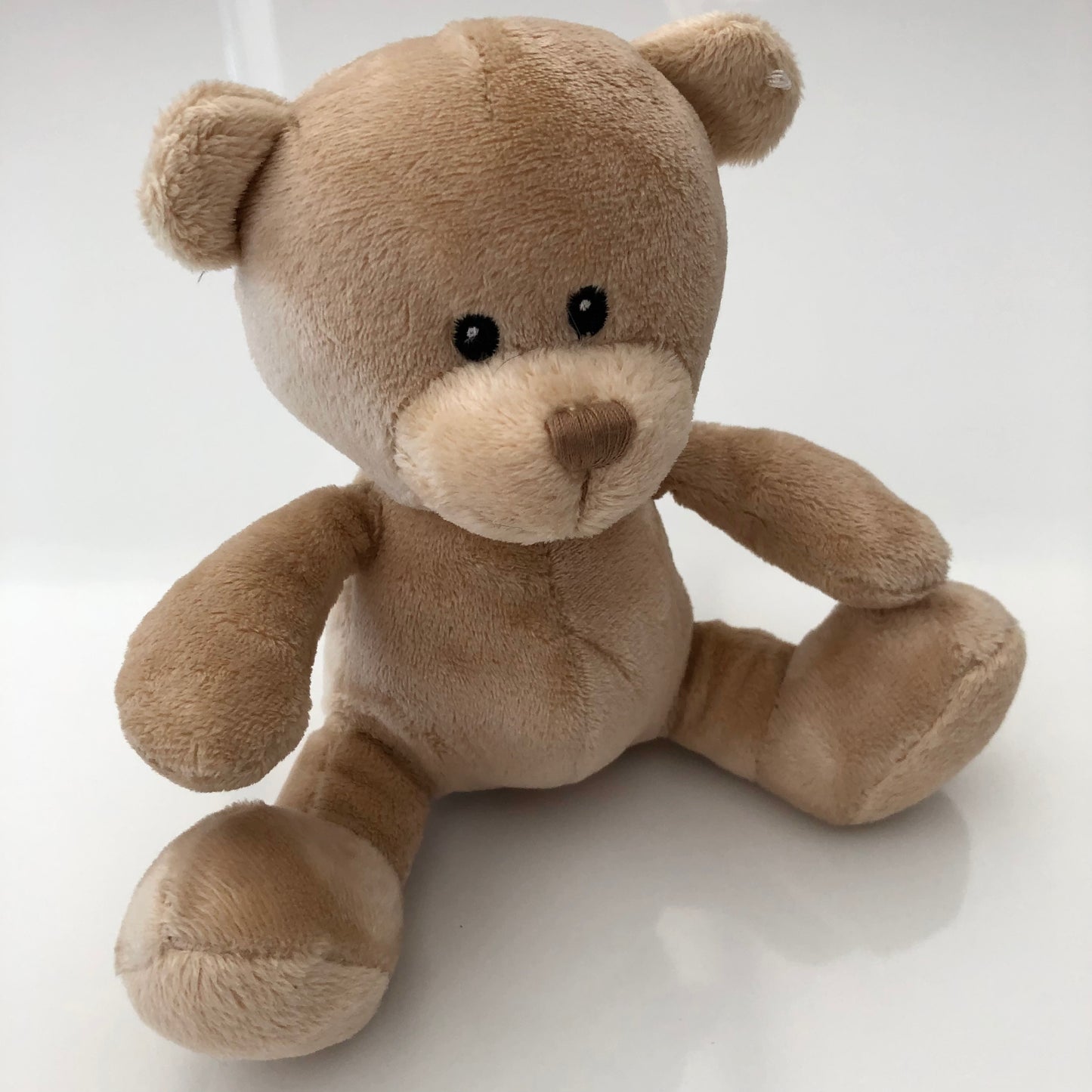 BILLIE - Brown fleece bear and bobble hat gift box