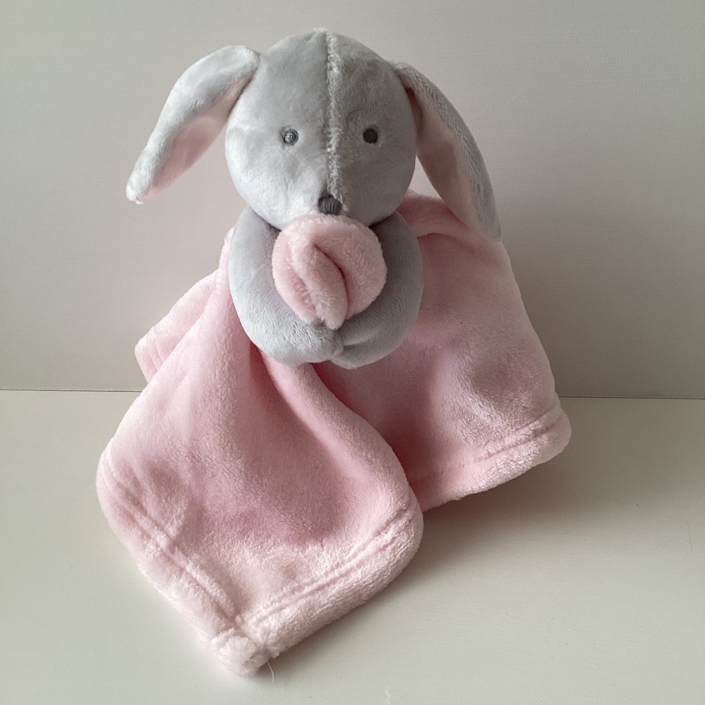 Pink rabbit comforter