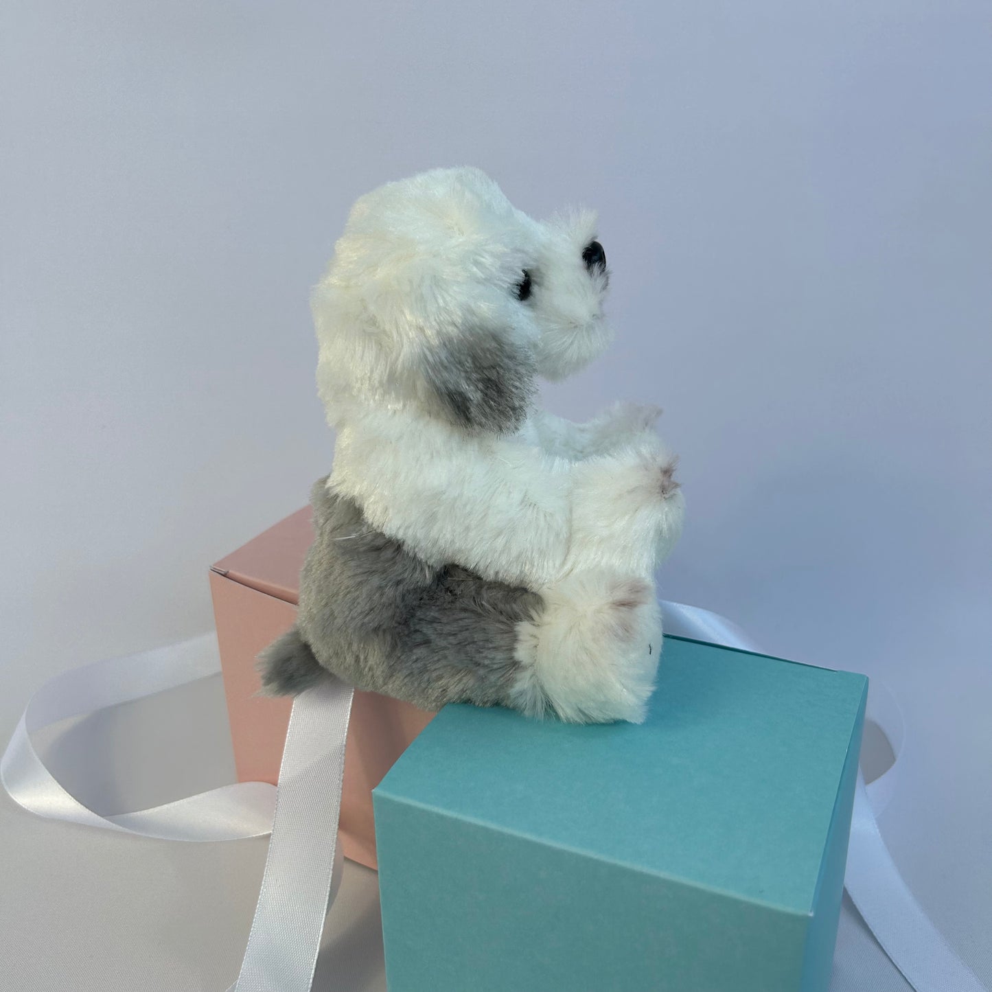 Fluffy sheep dog toy