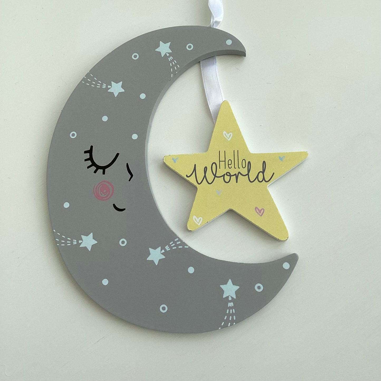 ‘Hello World’ hanging wall plaque