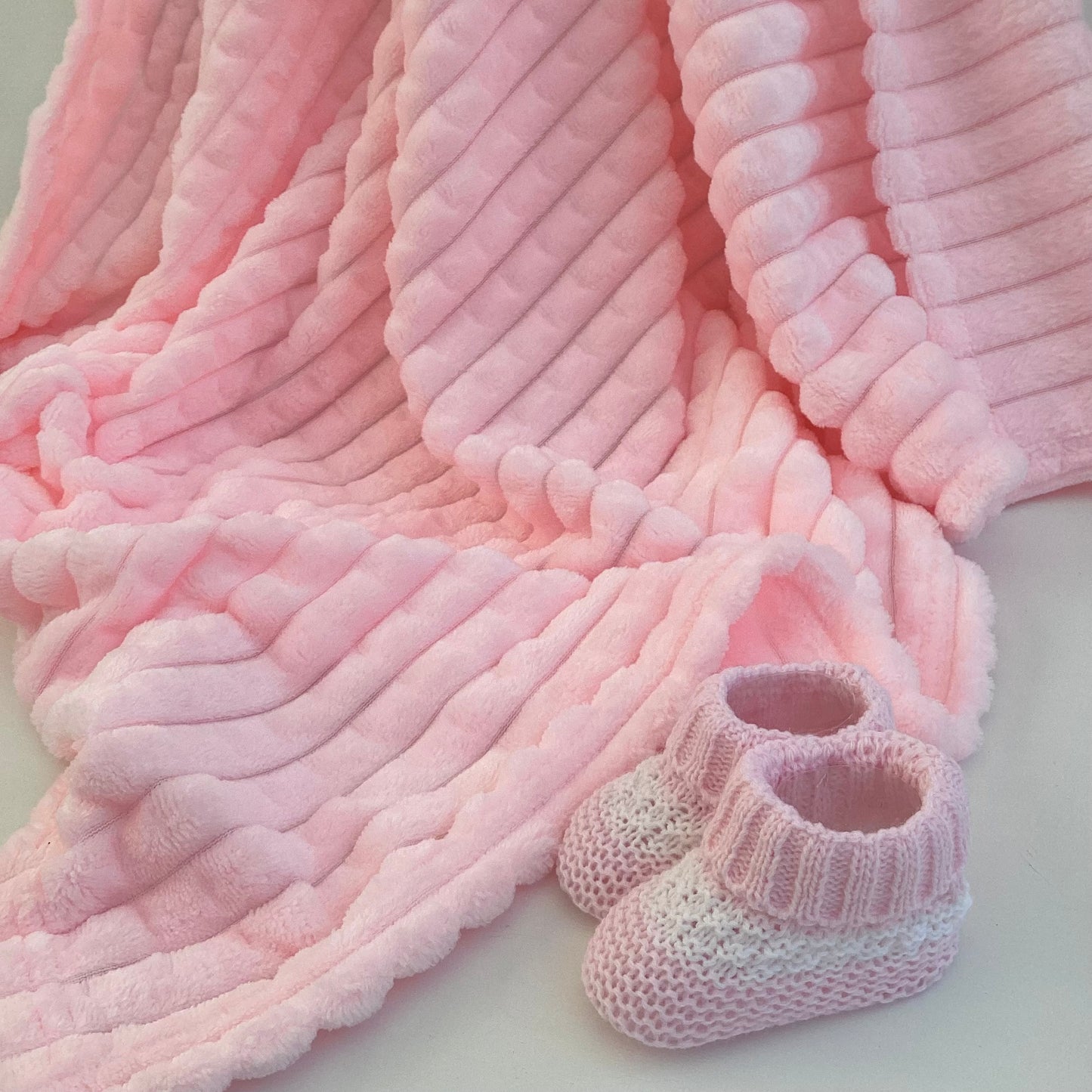 IVY- Dandelion pink onesie and knitted cardigan luxury gift box