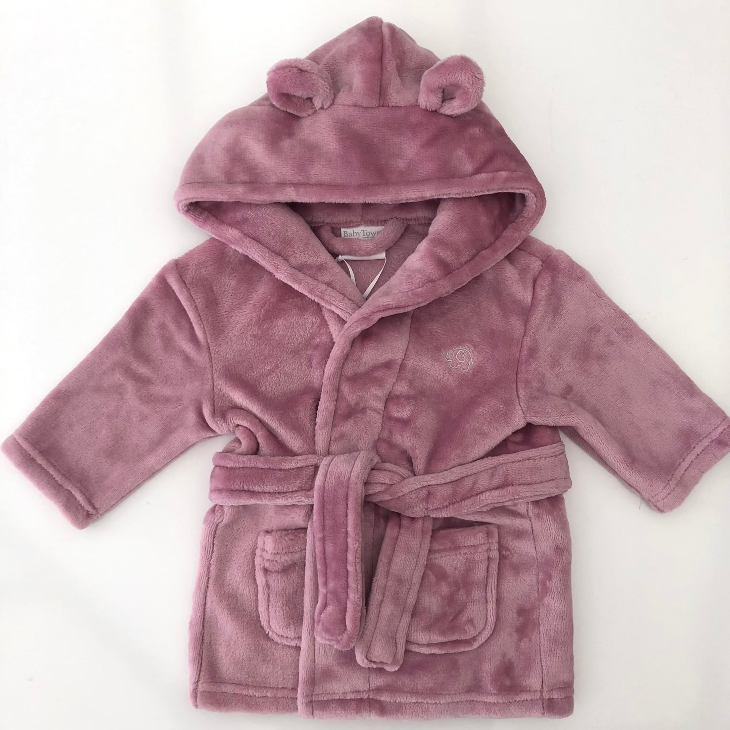 SASKIA- Dusky pink dressing gown and elephant comforter gift box