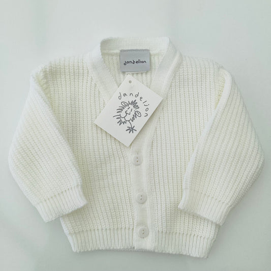 Dandelion white cardigan